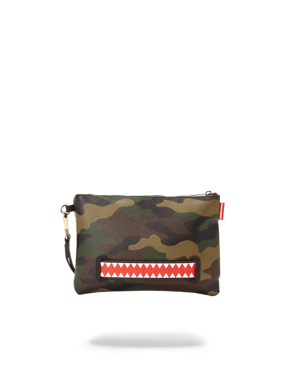 CHECKS IN CAMOFLAUGE CROSSOVER CLUTCH