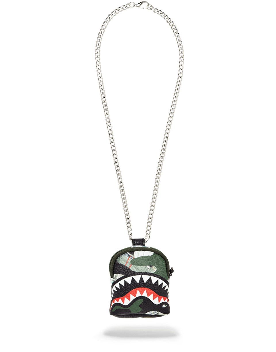 CAMO MONEY SHARK BACKPACK CHAIN