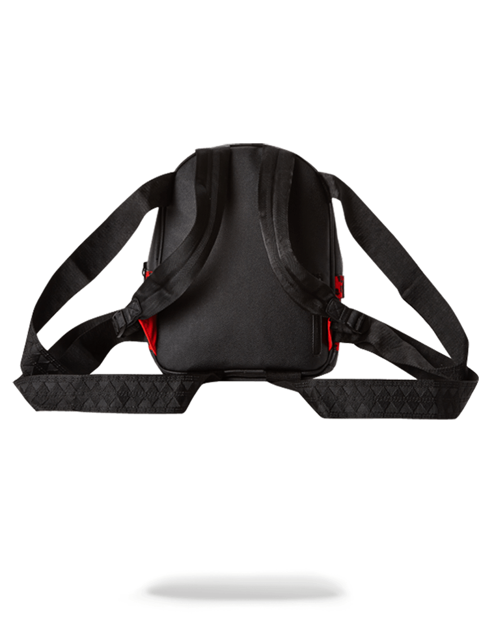 6-STRAP RED LEOPARD EMPRESS (PONY HAIR)