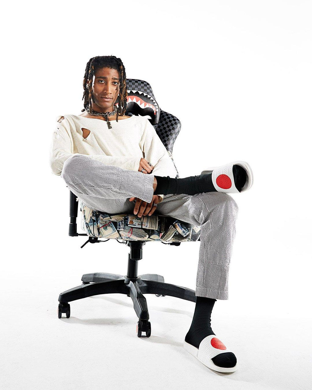 CHECK MONEY GAMING CHAIR - SUPER RARE