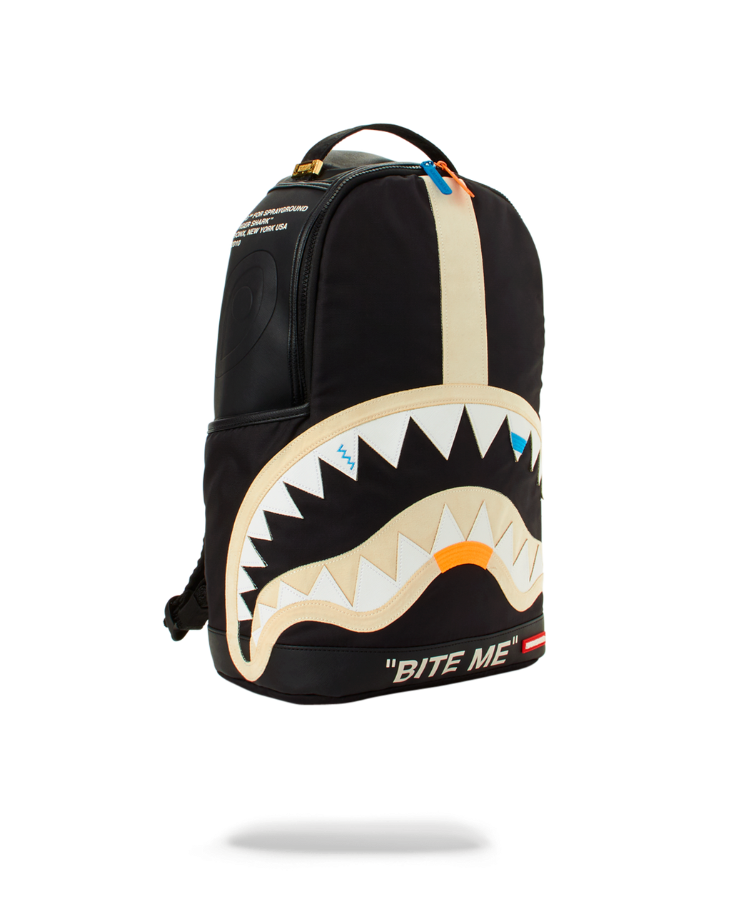 BITE ME SHARK (BLACK) BACKPACK
