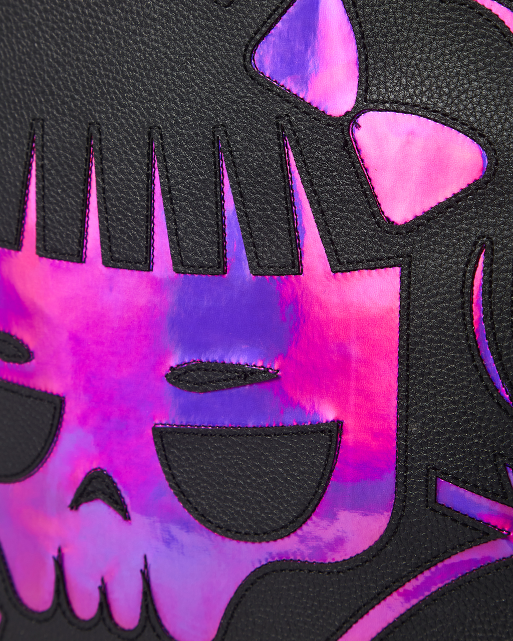 CAZZU IRIDESCENT CUT & SEW SPIDER SKULL SHARK BACKPACK (DLXV)