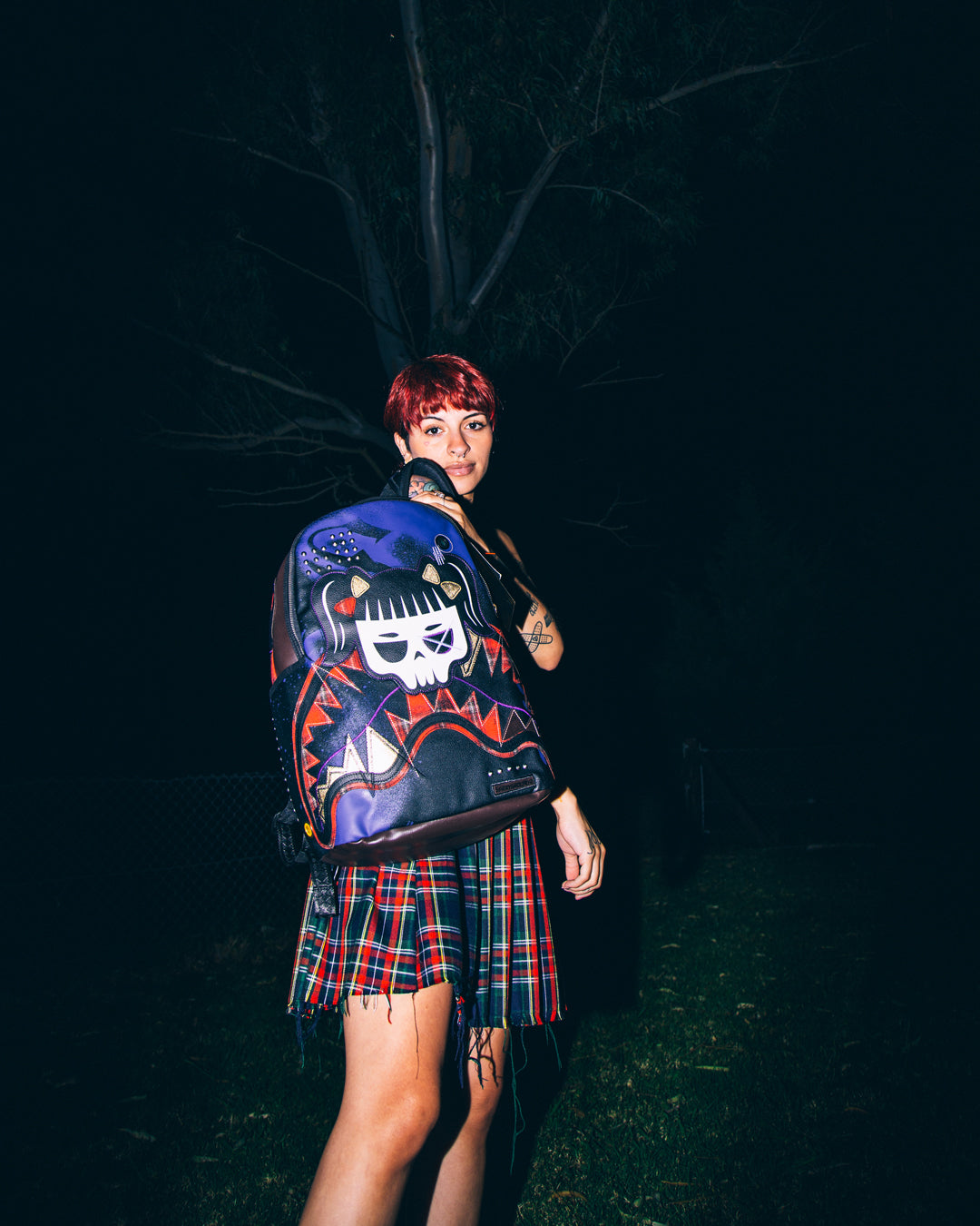 CAZZU ERRORCITO PUNK SHARK BACKPACK