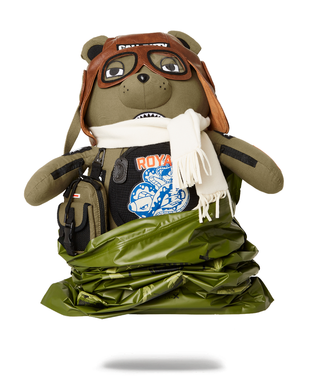 CALL OF DUTY AVIATOR FEARLESS MONEYBEAR TEDDYBEAR BACKPACK