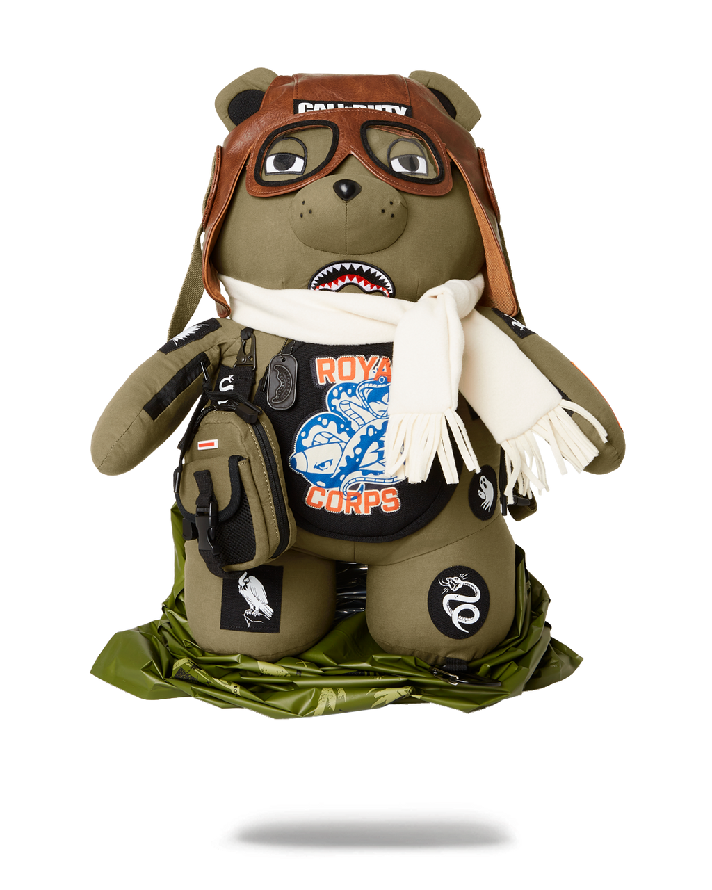 CALL OF DUTY AVIATOR FEARLESS MONEYBEAR TEDDYBEAR BACKPACK