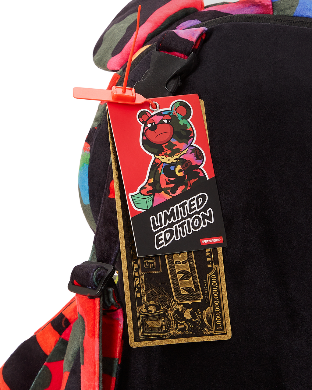 CAMOBURST MONEYBEAR TEDDYBEAR BACKPACK