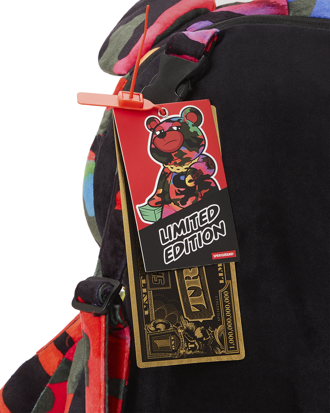 CAMOBURST MONEYBEAR TEDDYBEAR BACKPACK