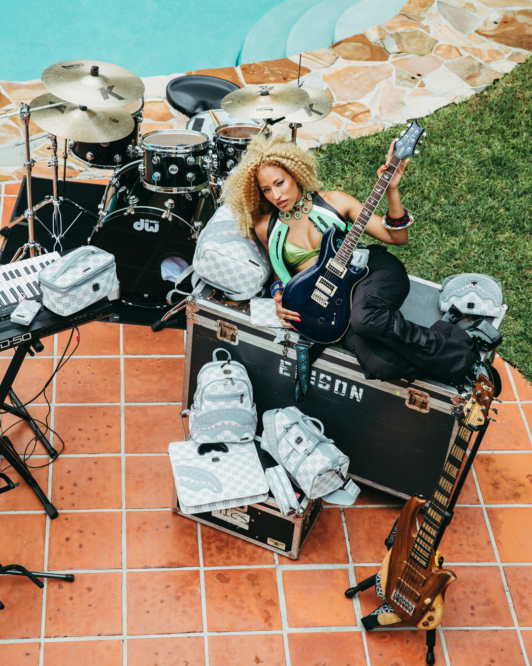 A.I.8 AFRICAN INTELLIGENCE BOOKED & BUSY COSMETIC CASE