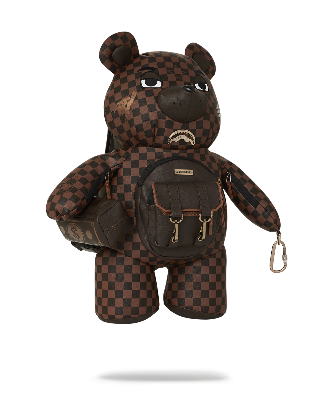 CHECKMATE ROYALE MONEYBEAR TEDDYBEAR BACKPACK