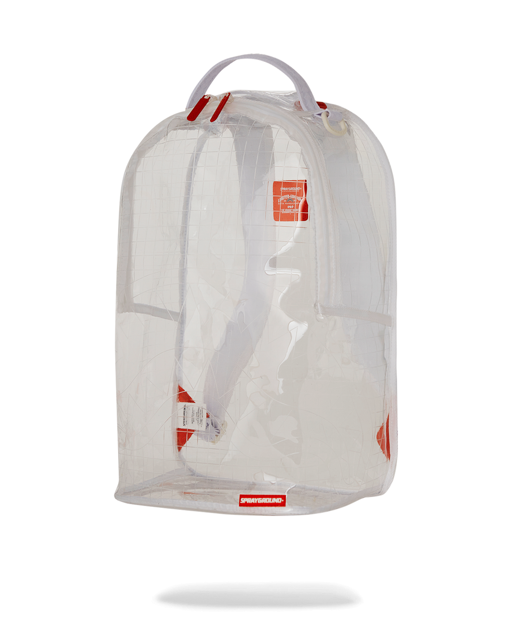 CLEAR VISION SHARKS IN PARIS - 100% ALL CLEAR DLX BACKPACK