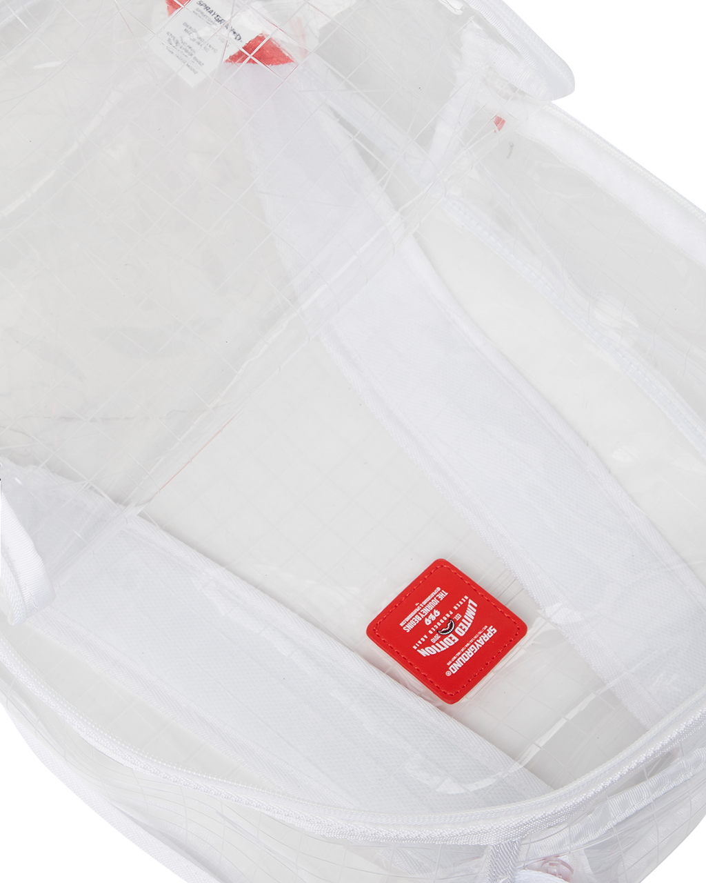 CLEAR VISION SHARKS IN PARIS - 100% ALL CLEAR DLX BACKPACK