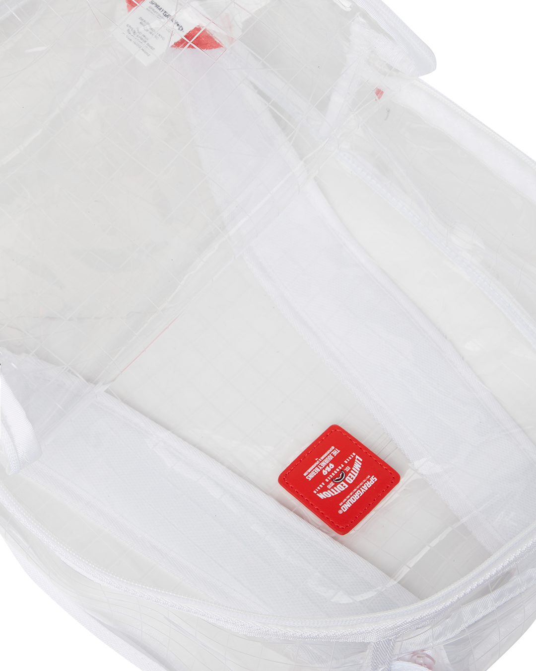 CLEAR VISION SHARKS IN PARIS - 100% ALL CLEAR DLX BACKPACK