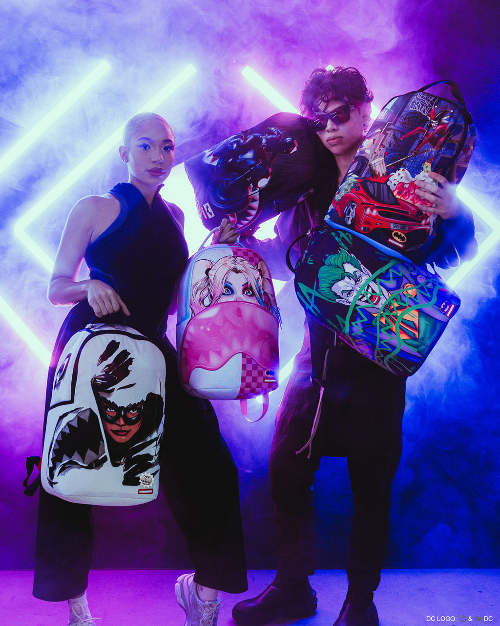 CAT WOMAN BIKER DLXSR BACKPACK