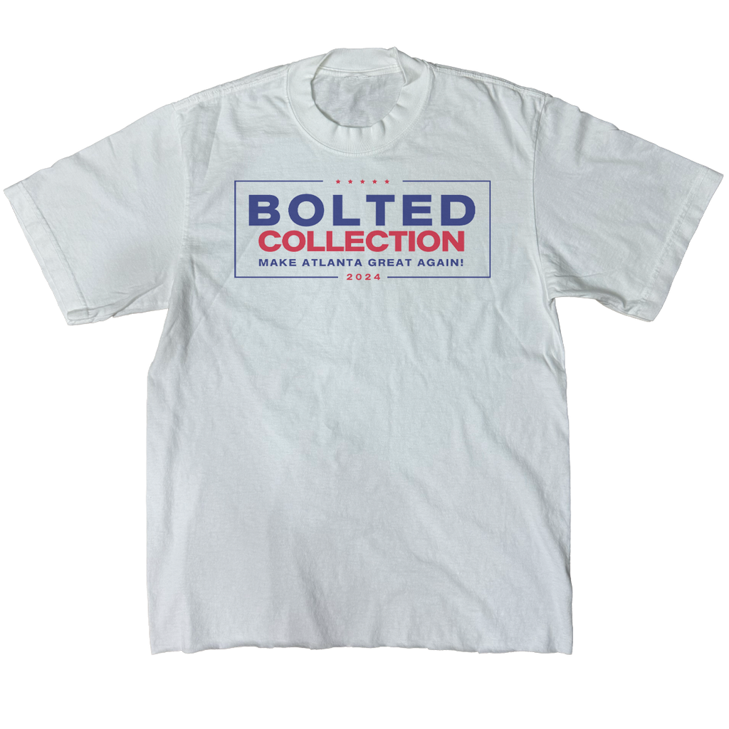 Bolted MAGA White Tee