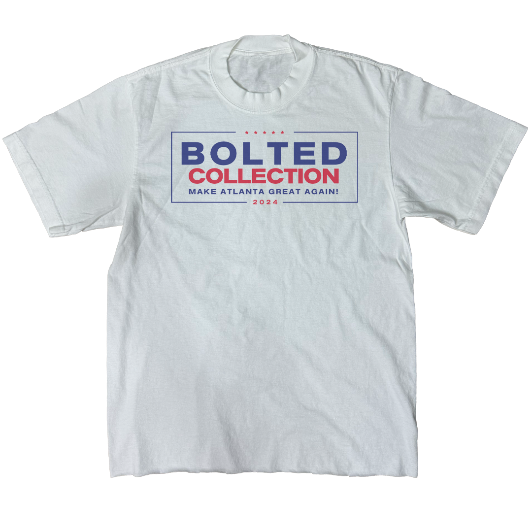 Bolted MAGA White Tee