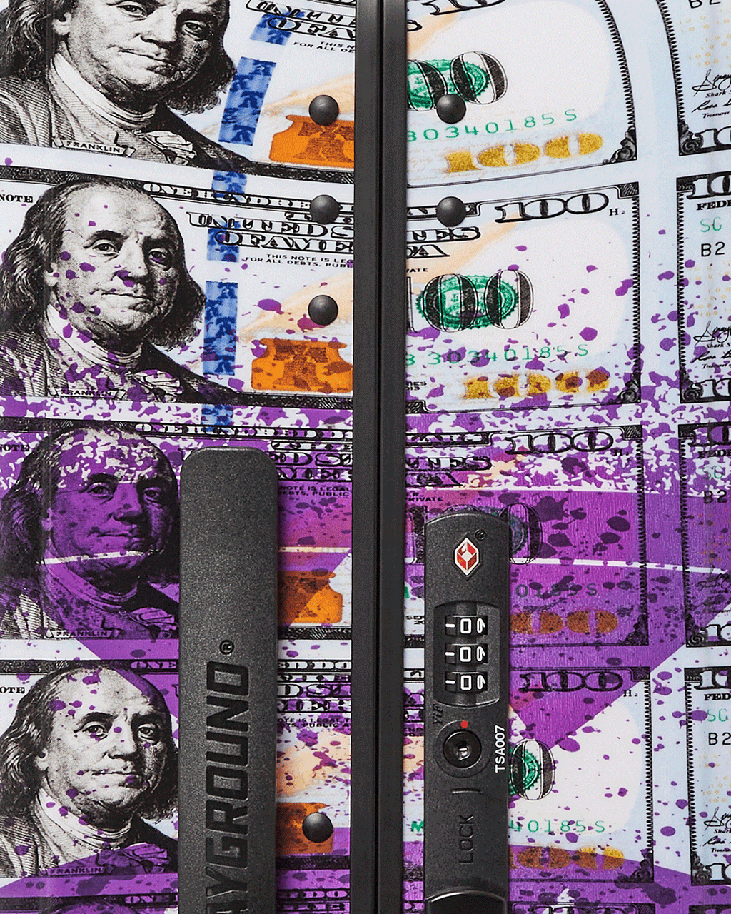 BILLIONS IN THE BANK HARD SHELL CARRY-ON LUGGAGE