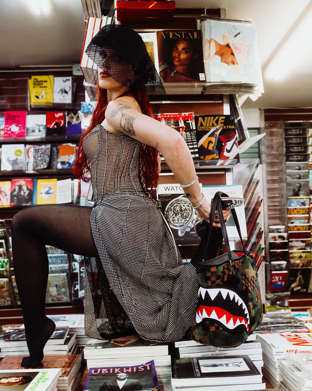 BIG SKY FUR SHARK TOTE