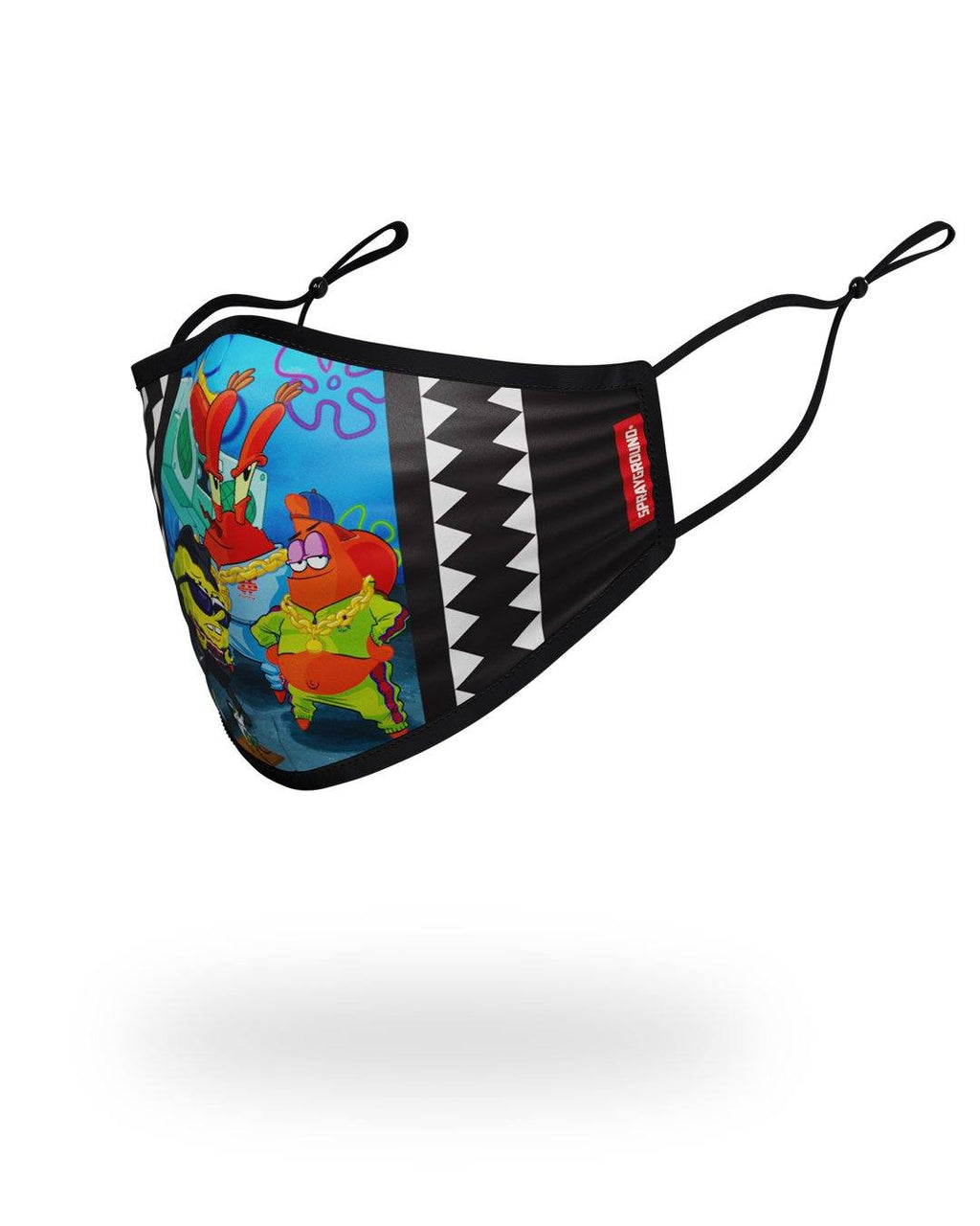 ADULT SPONGEBOB TRACK SUIT FORM FITTING FACE-COVERING