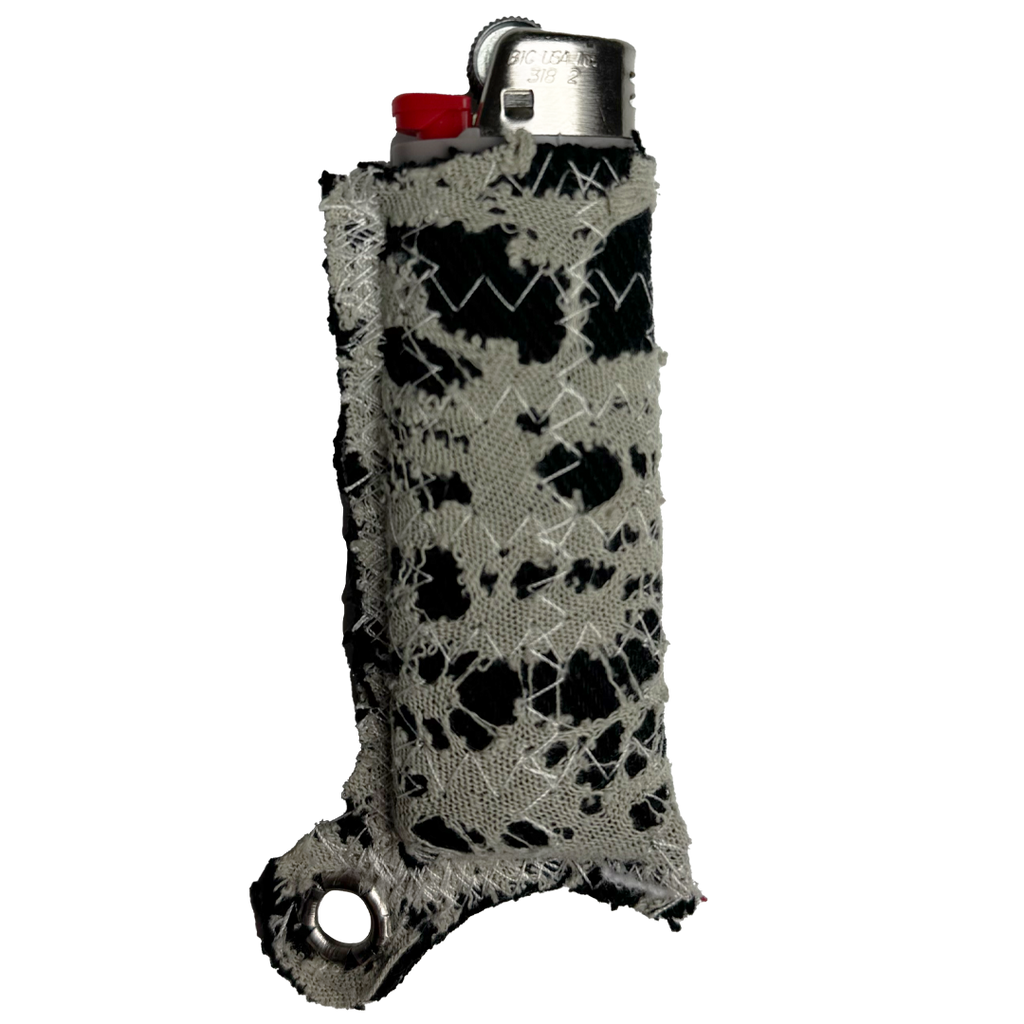 BLACK/CRÈME LIGHTER COVER