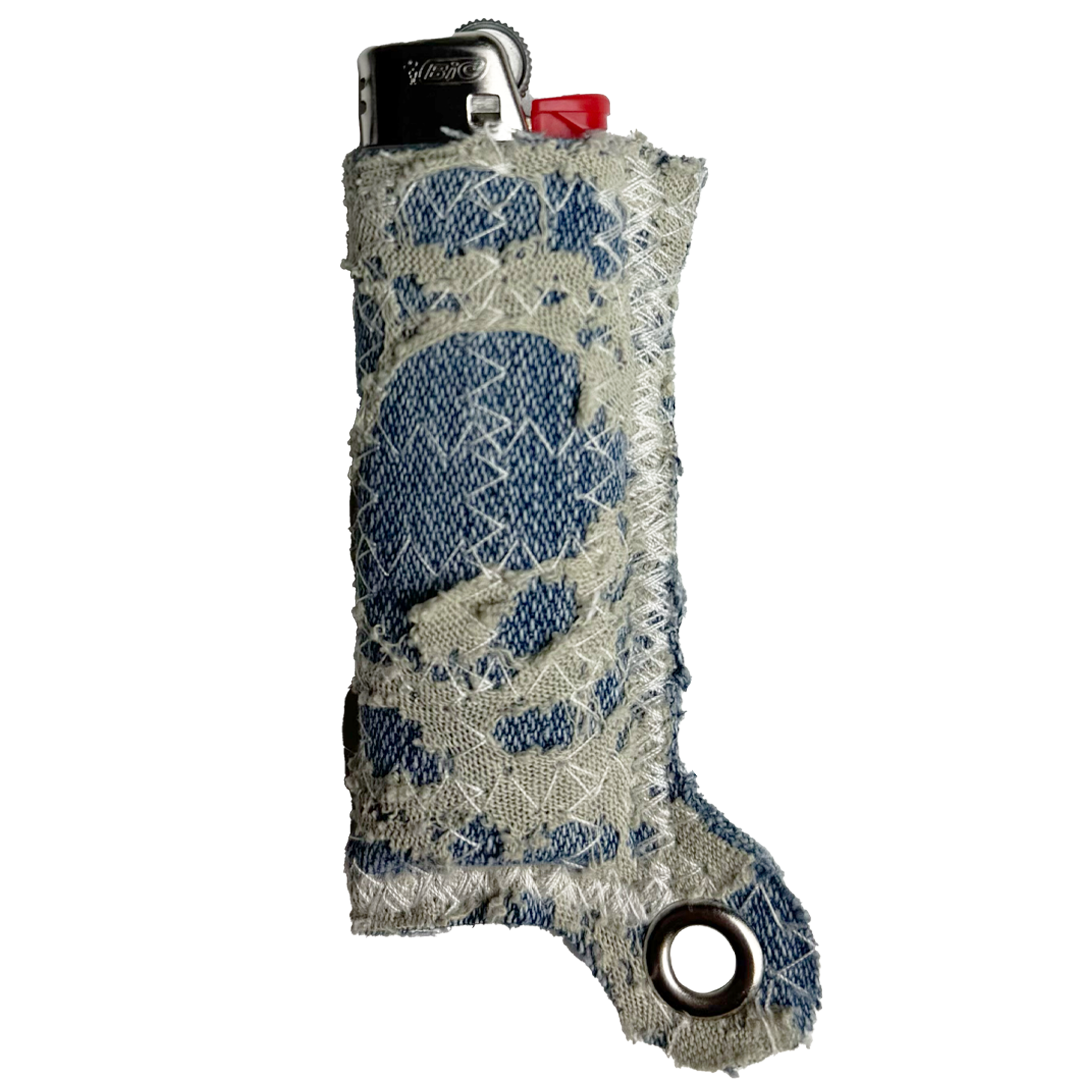 BLUE DENIM/CRÈME LIGHTER COVER