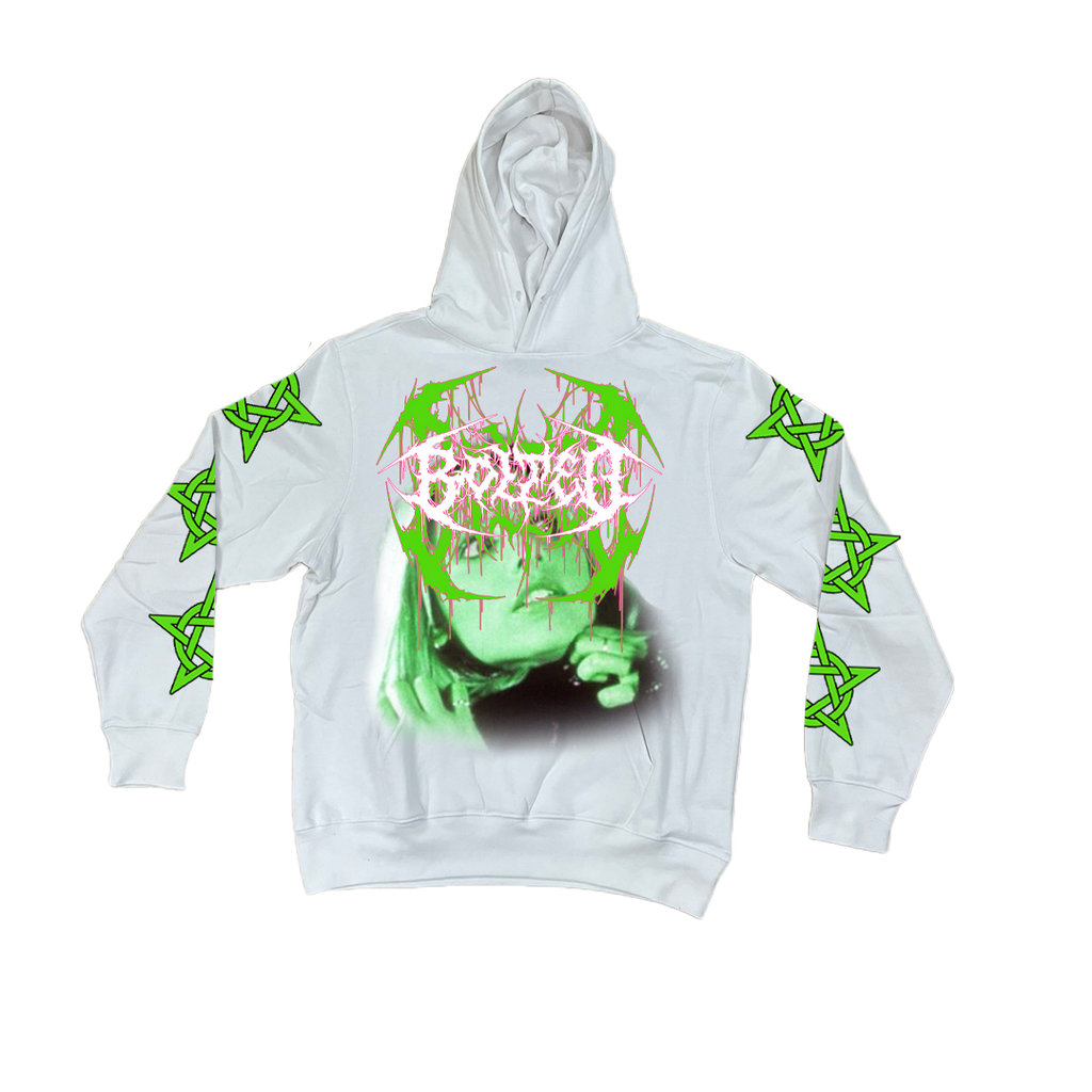 BOLTED THE BODY HOODIE WHITE