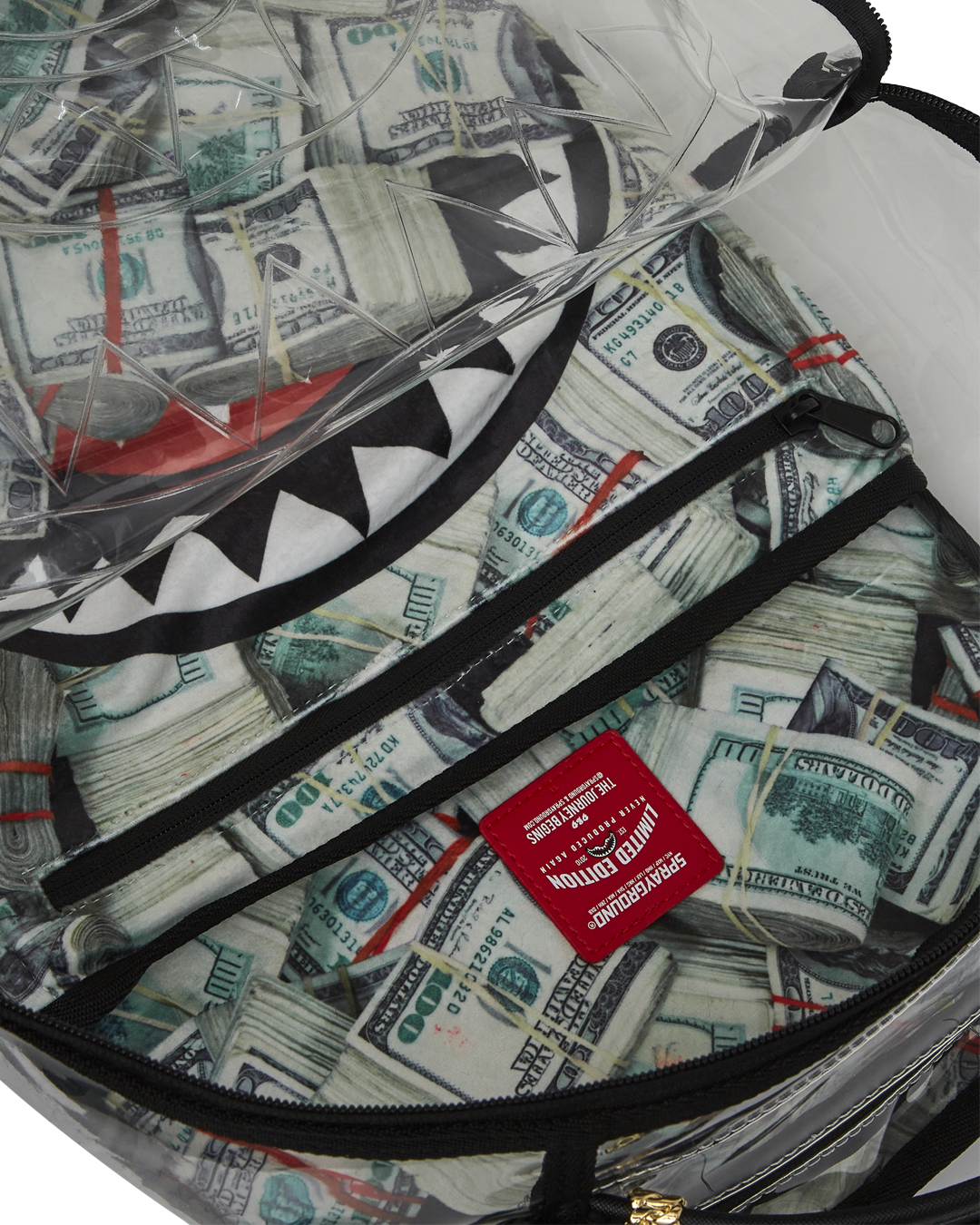 CLEAR BACKPACK - MONEY CHOMP