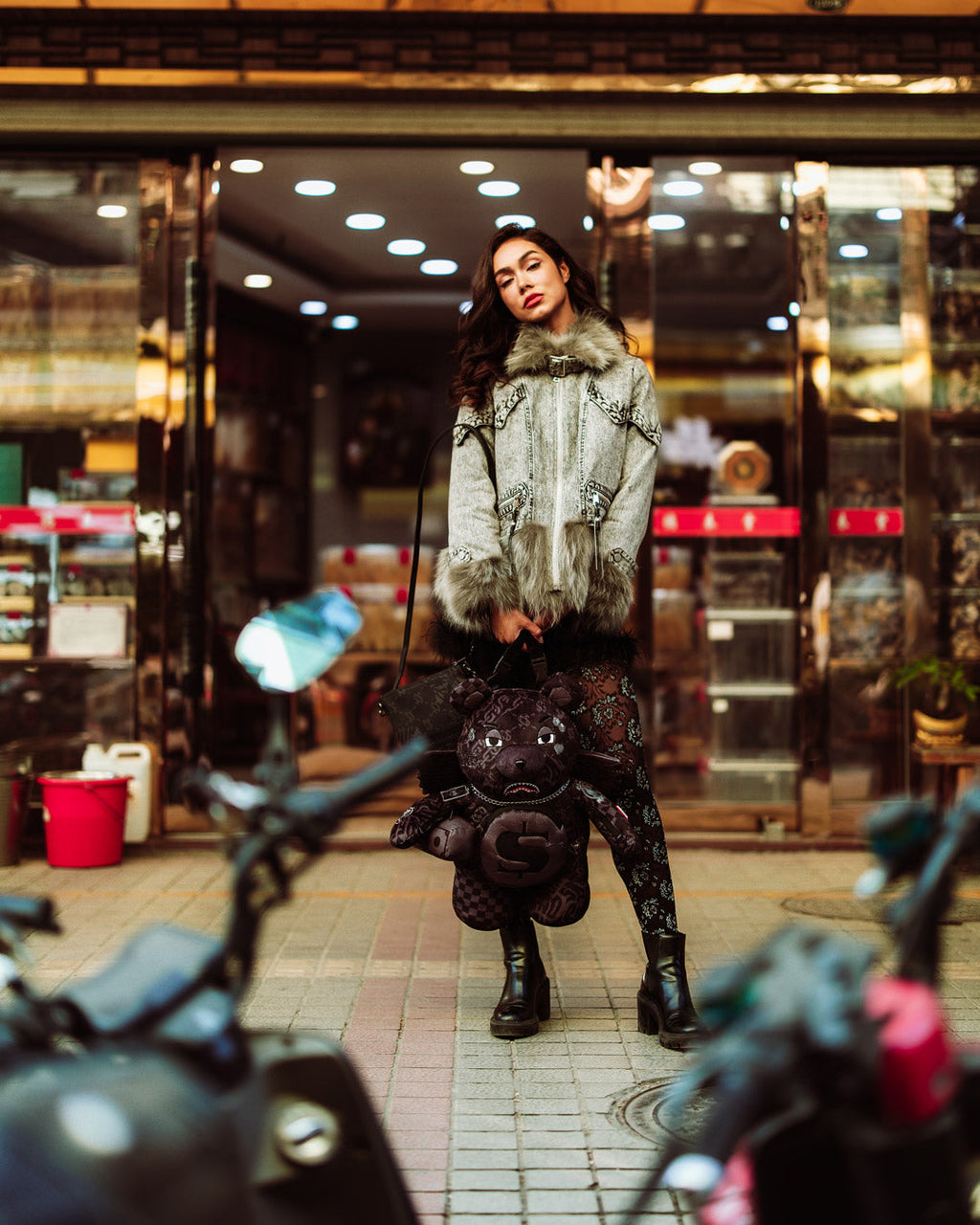 4AM MONEY WING BEAR BACKPACK