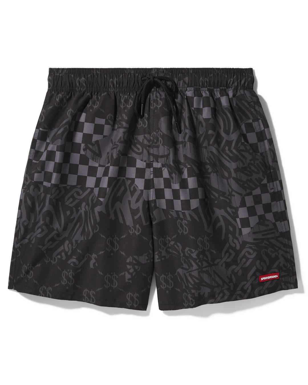 3AM CHECK SWIM SHORTS