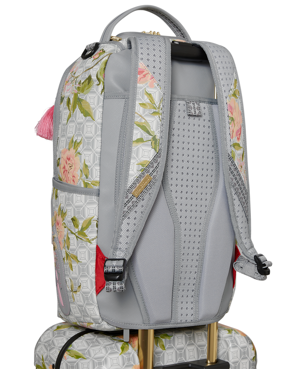 A.I. AFRICAN INTELLIGENCE ELEGANT ENERGY SHARKITECTURE CARRY-ON LUGGAGE - SANDFLOWER COLLAB