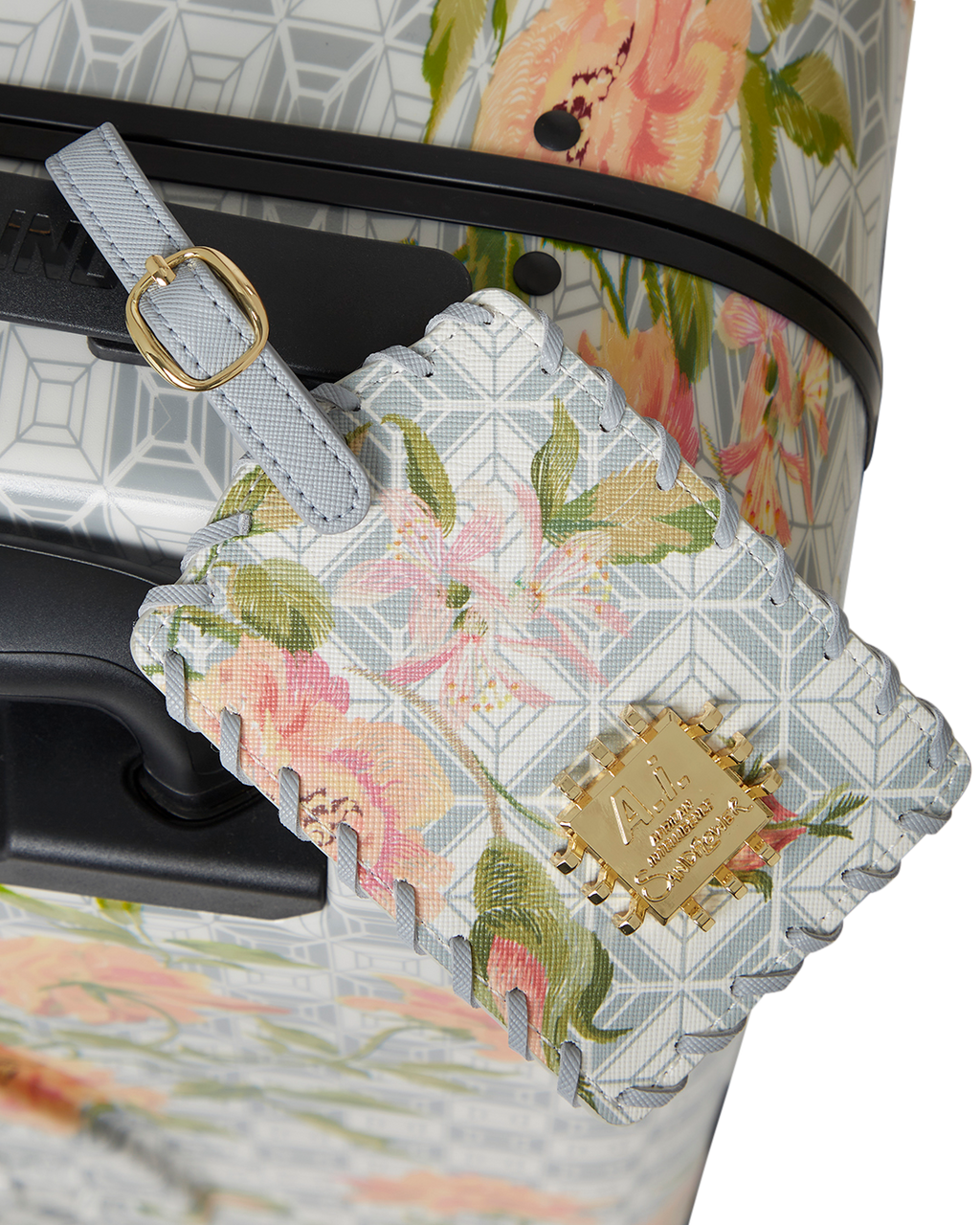 A.I. AFRICAN INTELLIGENCE ELEGANT ENERGY SHARKITECTURE CARRY-ON LUGGAGE - SANDFLOWER COLLAB