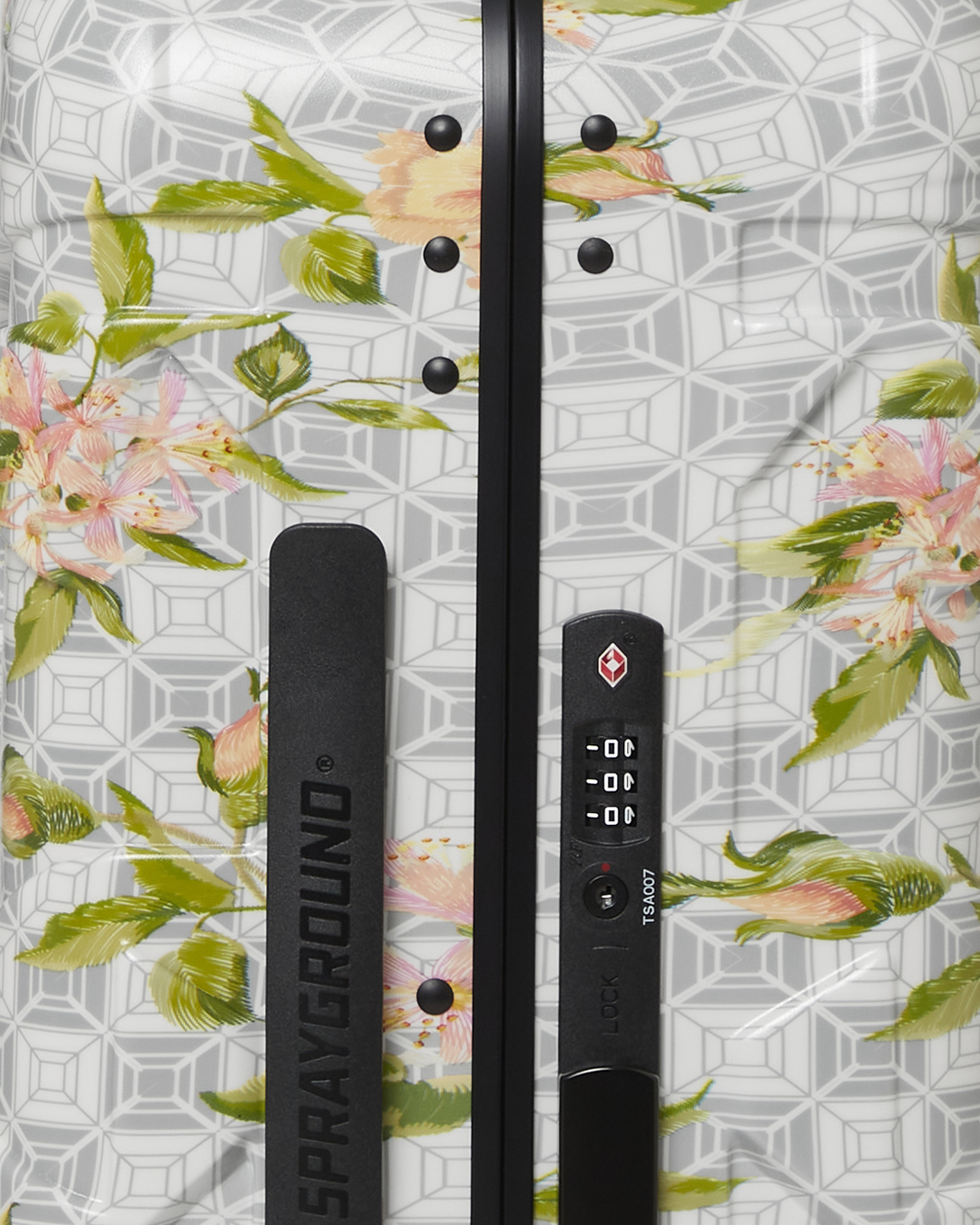 A.I. AFRICAN INTELLIGENCE ELEGANT ENERGY SHARKITECTURE CARRY-ON LUGGAGE - SANDFLOWER COLLAB