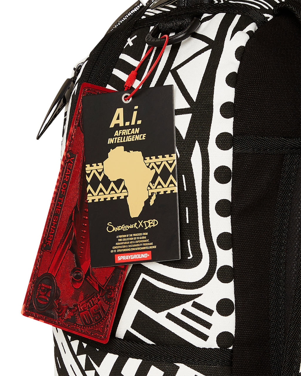A.I. AFRICAN INTELLIGENCE THE SKYHAWK BACKPACK - SANDFLOWER COLLAB