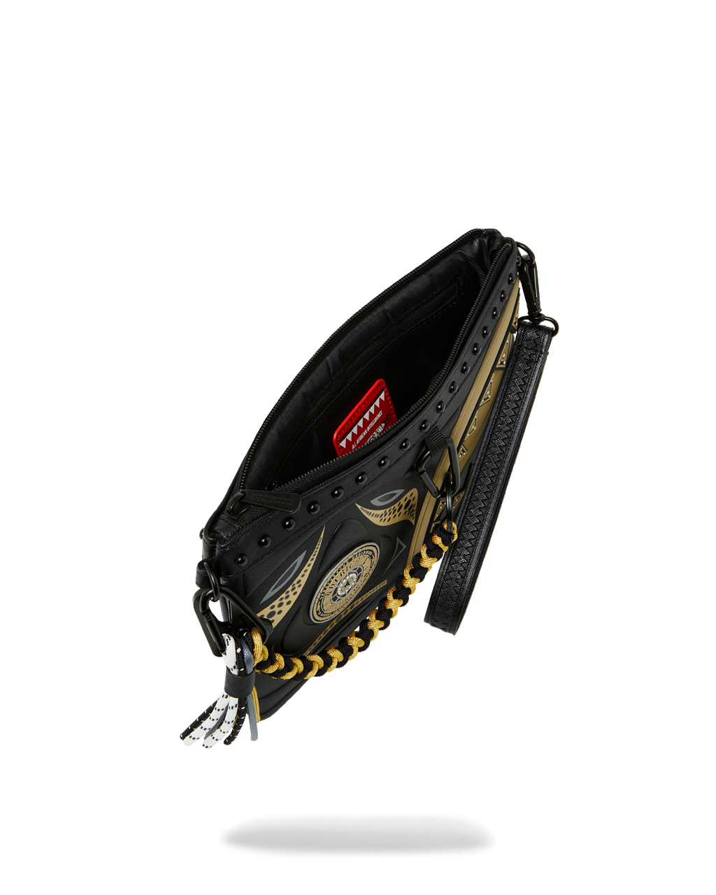 A.I. AFRICAN INTELLIGENCE SHARKS OF THE GOLD OCEAN CROSSOVER CLUTCH - SANDFLOWER COLLAB