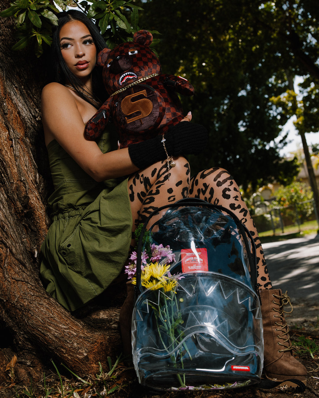 CLEAR BACKPACK - SHARKS IN PARIS BEAR